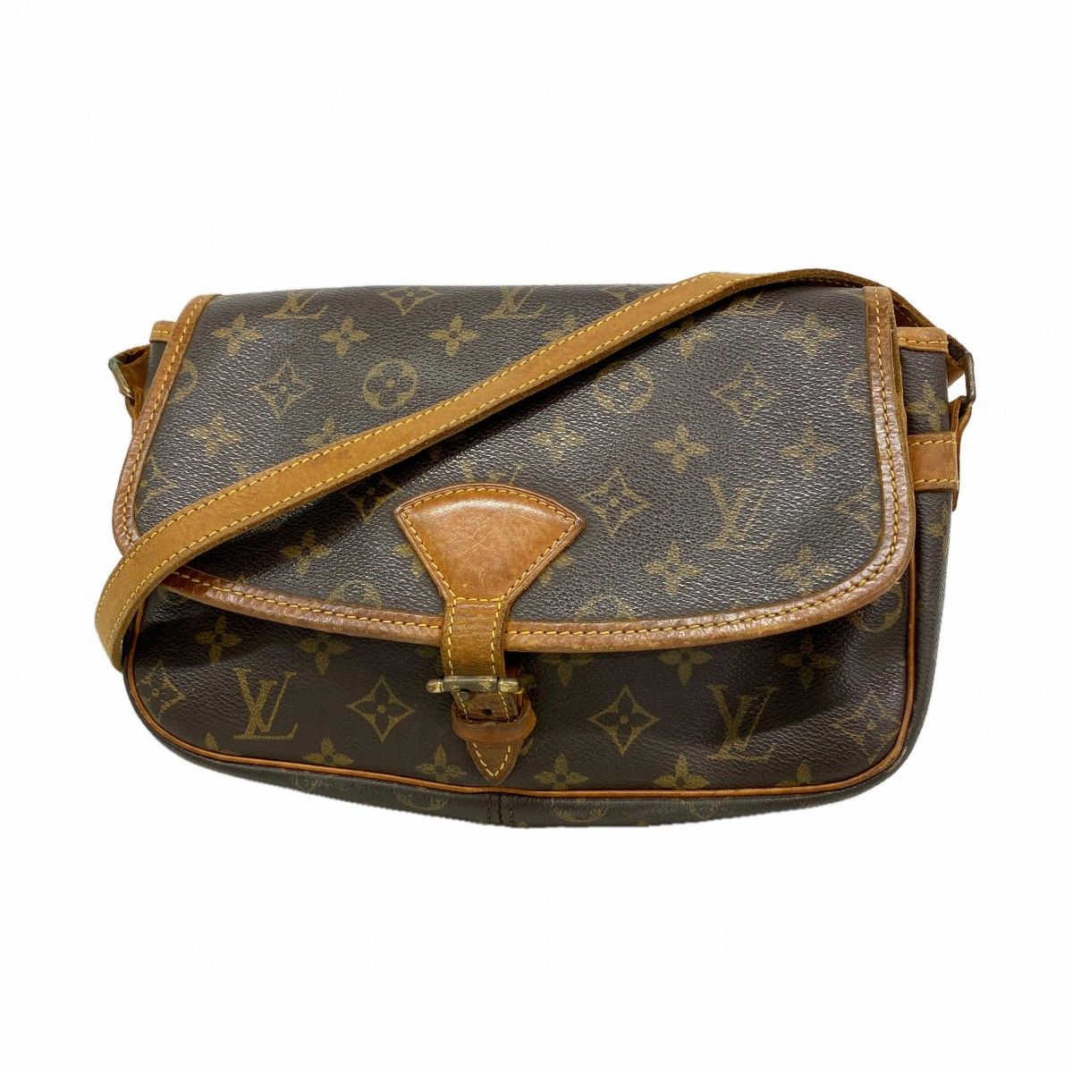 Louis Vuitton Shoulder Bag Monogram Sologne Brown