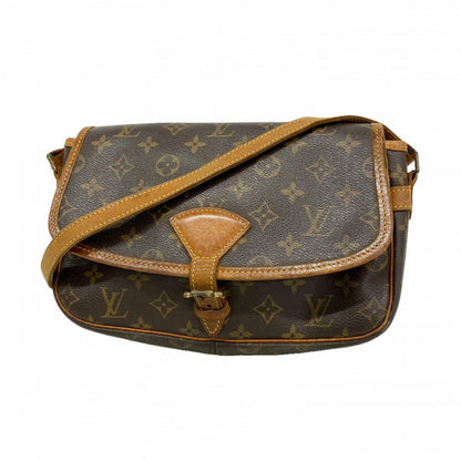 Louis Vuitton Shoulder Bag Monogram Sologne Brown