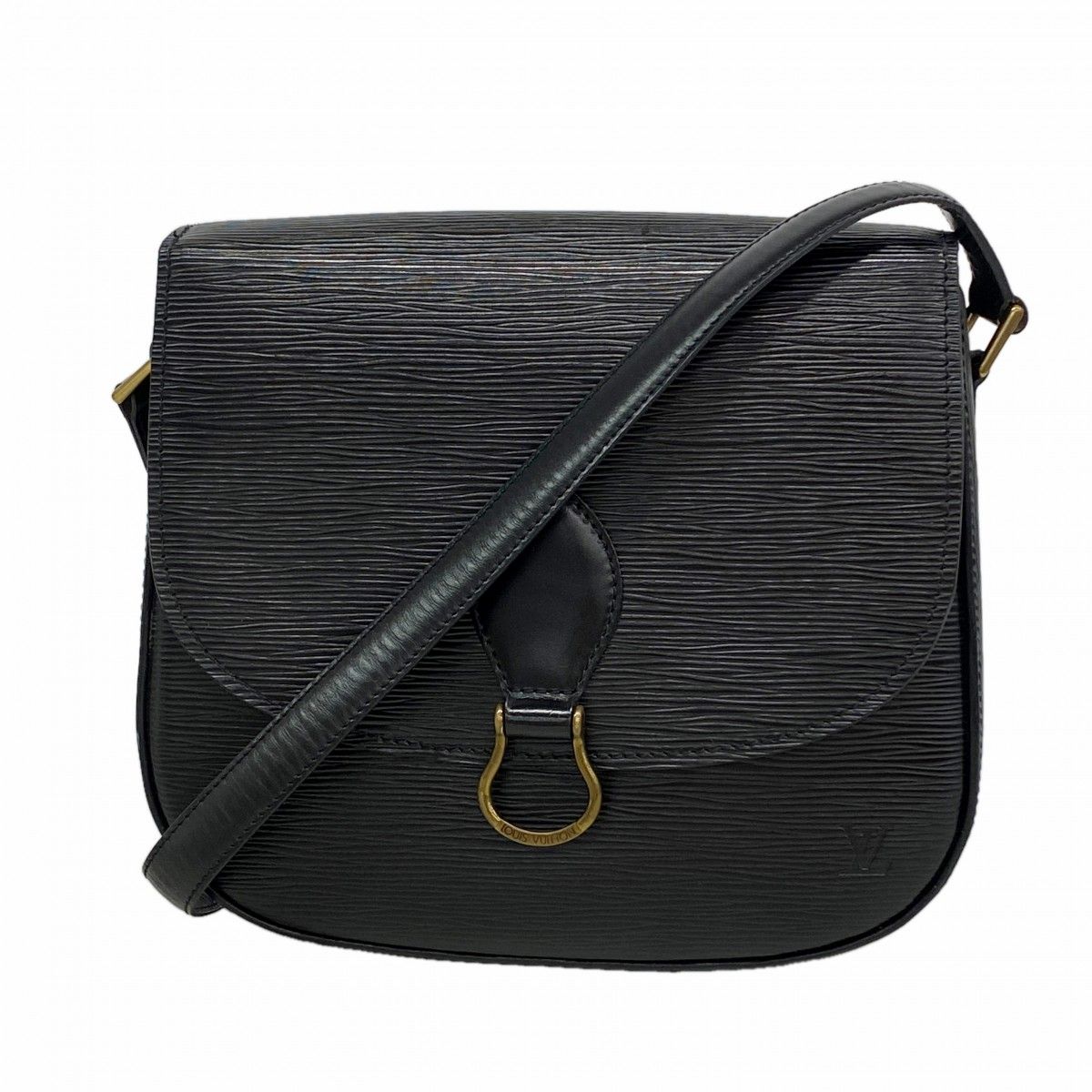 Louis Vuitton Shoulder Bag Epi Saint Cloud Noir