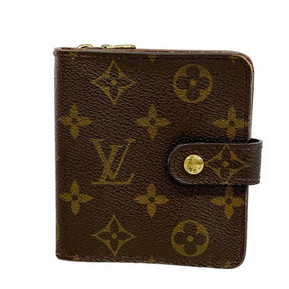 Louis Vuitton Wallet Monogram Compact Zip Brown