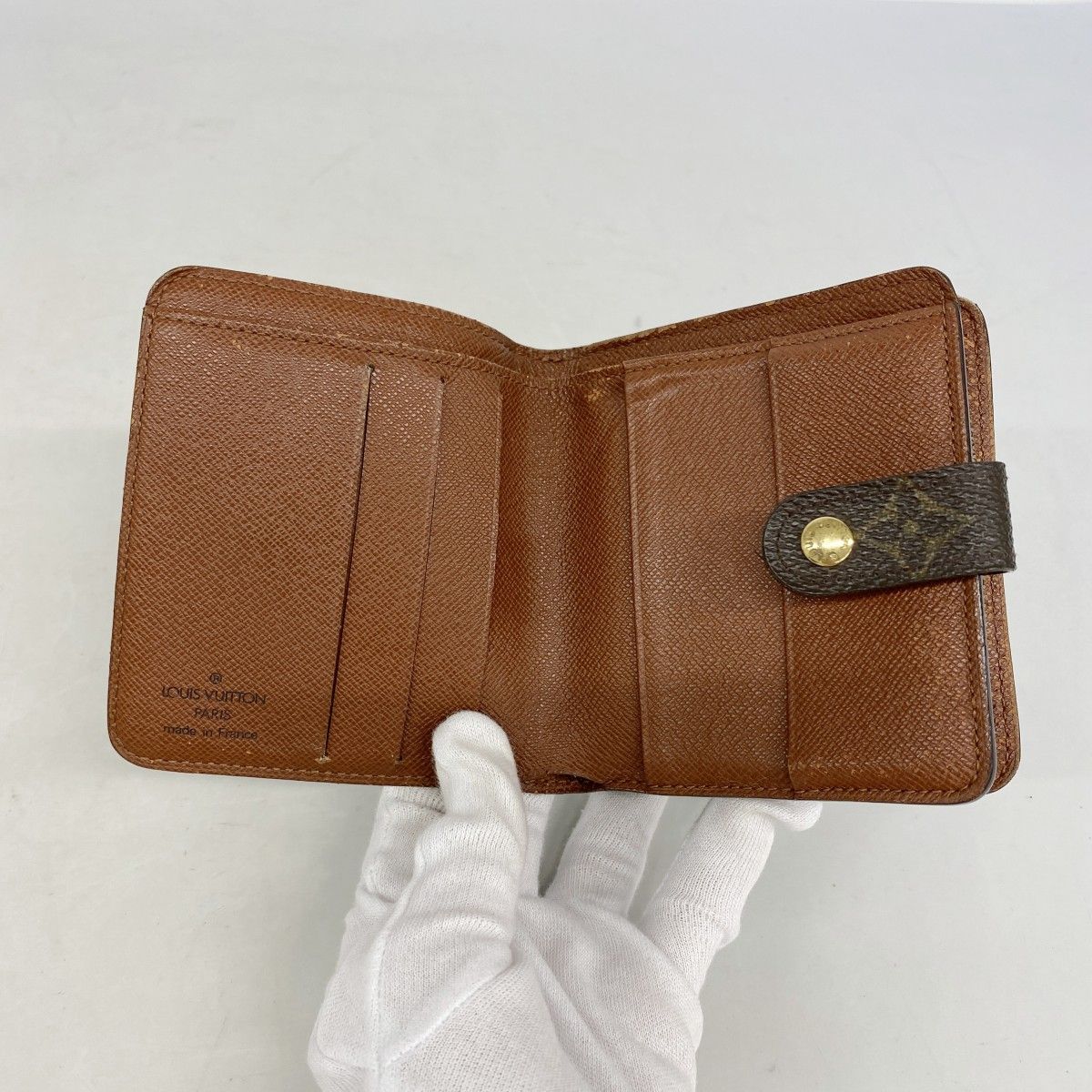 Louis Vuitton Wallet Monogram Compact Zip Brown — view 3