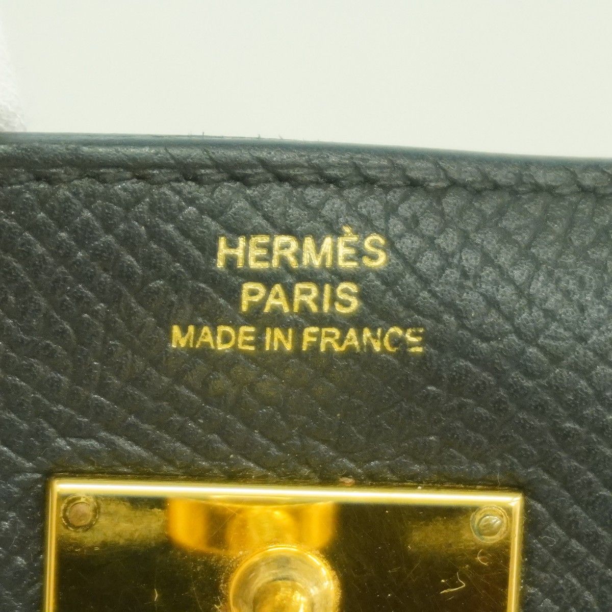 Hermes Wallet Kelly Veau Epsom Black Gold — view 4