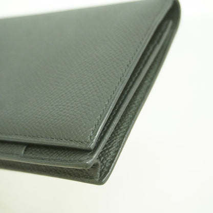 Hermes Wallet Bearn Souffle Veau Epsom Black Silver — view 5