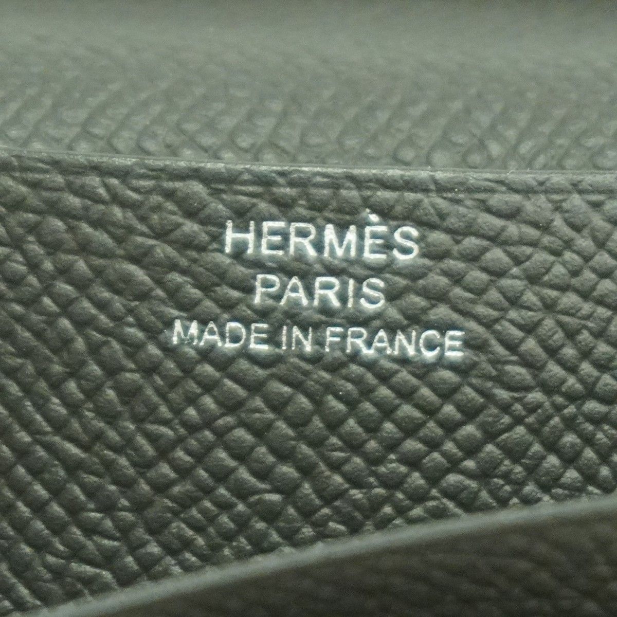 Hermes Wallet Bearn Souffle Veau Epsom Black Silver — view 4