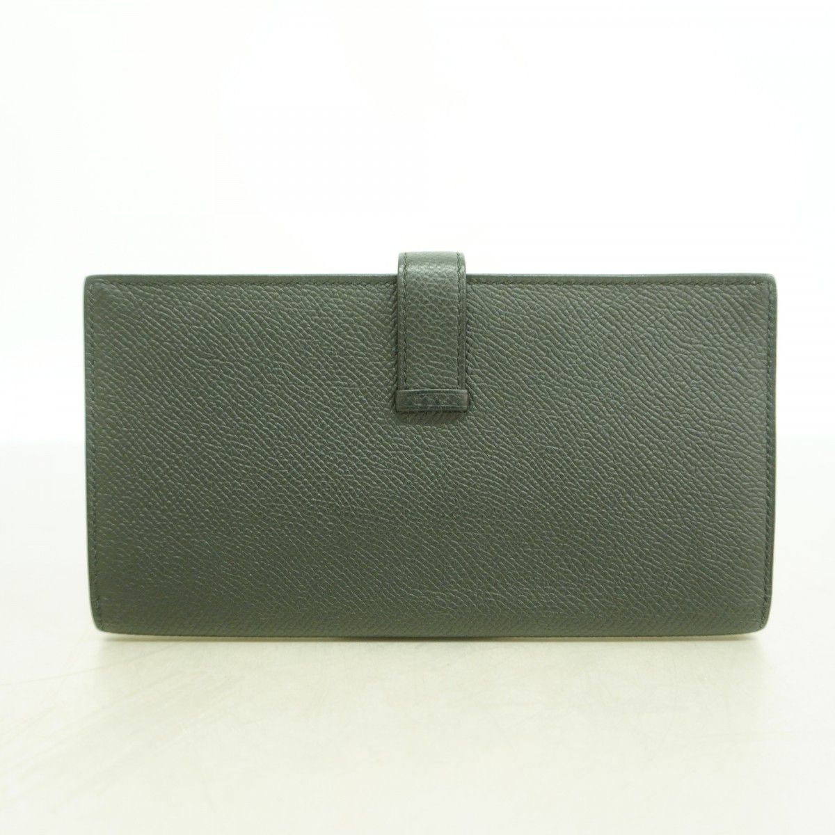 Hermes Wallet Bearn Souffle Veau Epsom Black Silver — view 9