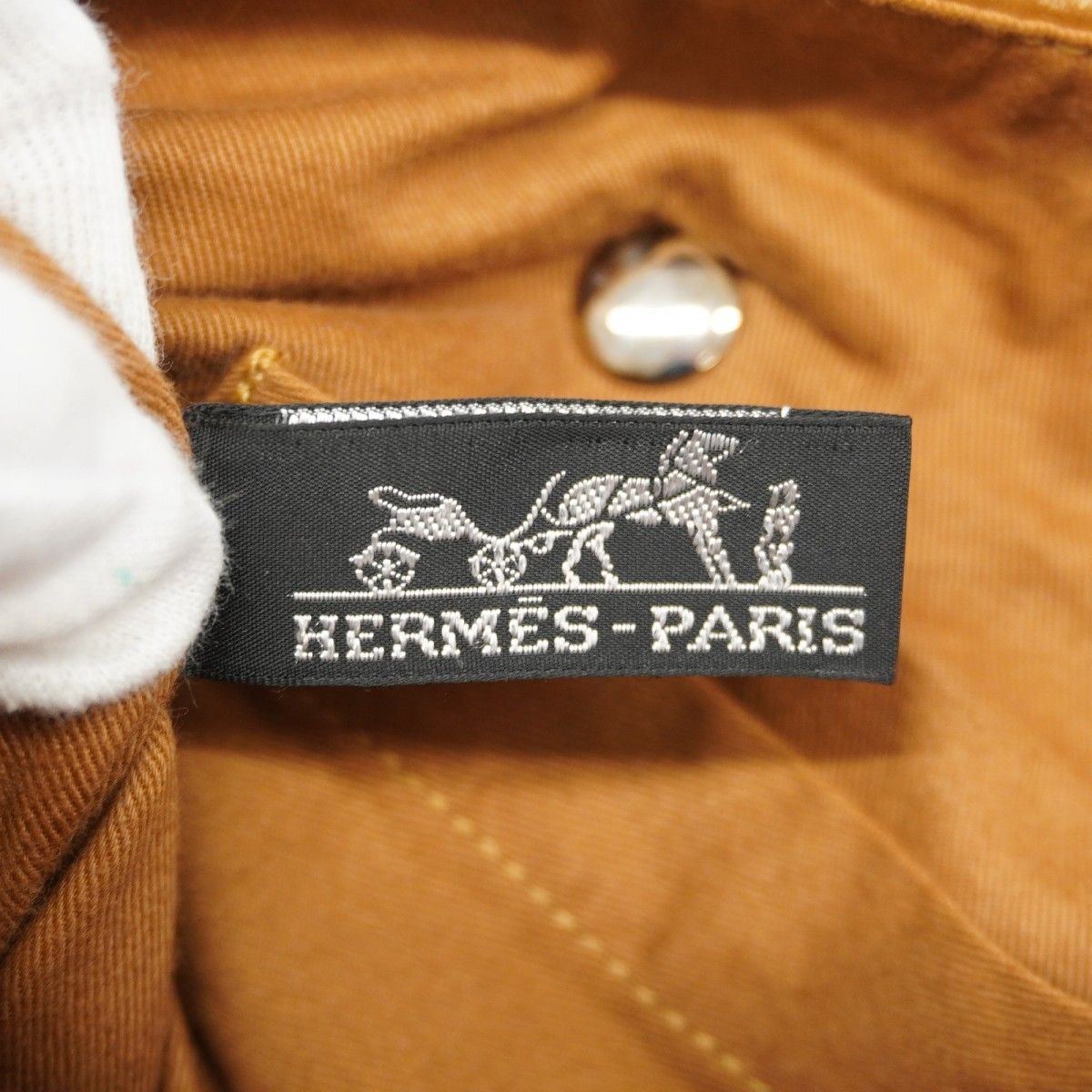 Hermes Tote di PM Leather Brown Silver — view 5