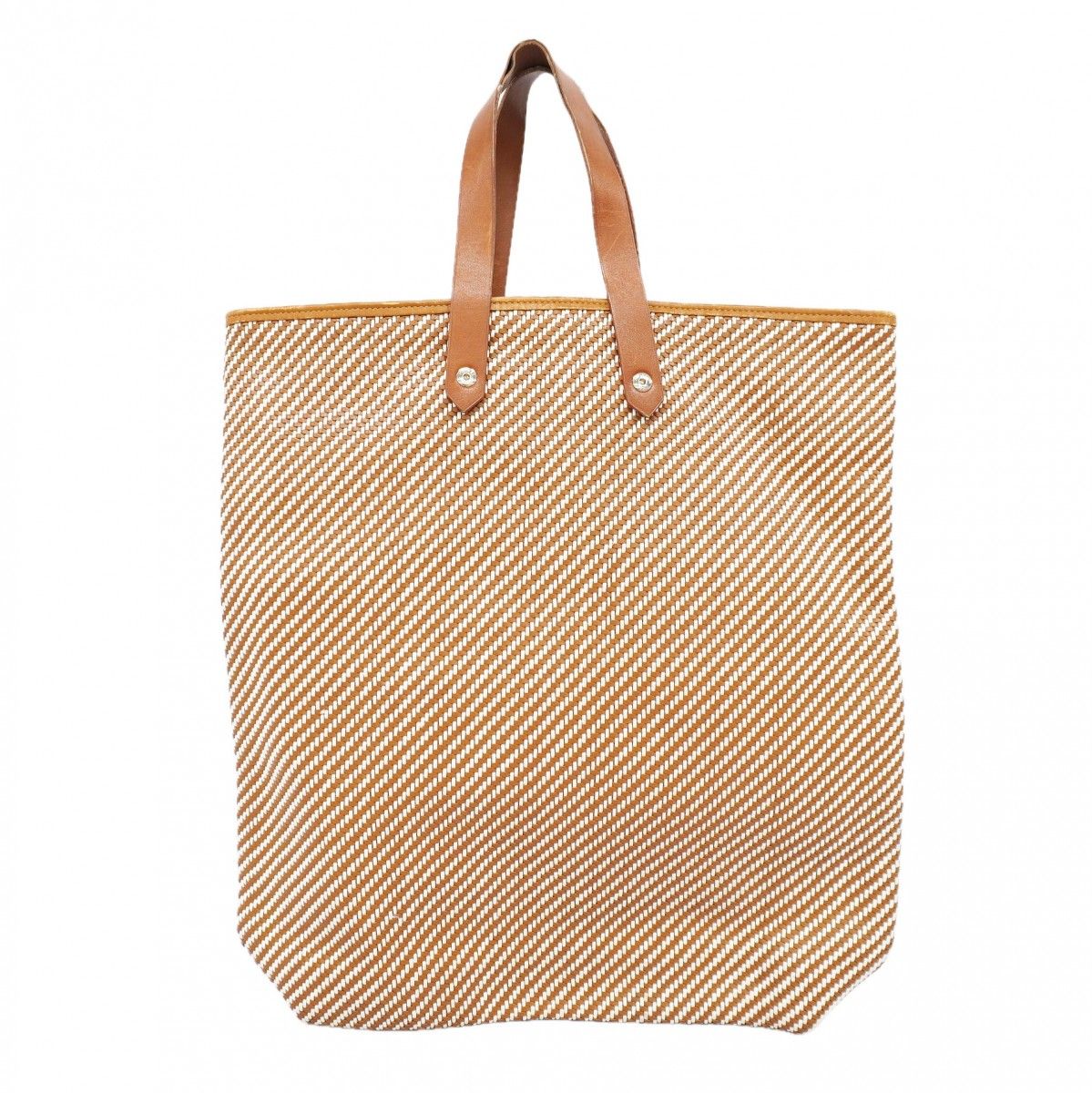 Hermes Tote di PM Leather Brown Silver