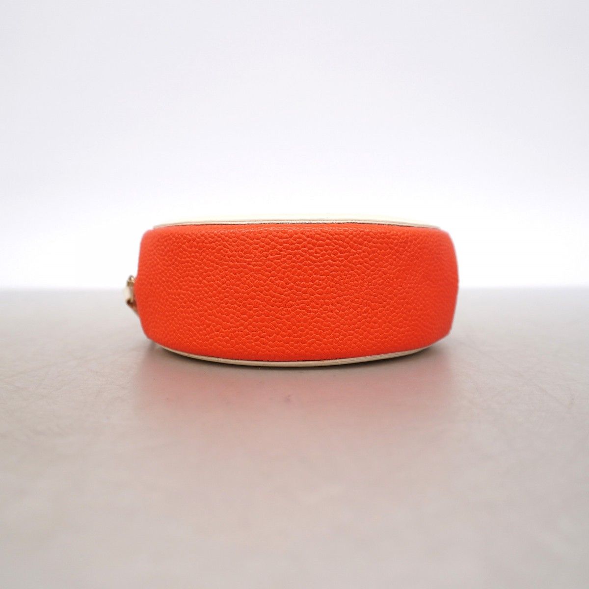Chanel Shoulder Bag CC Caviar Leather Blue Red Chien Panning Gold — view 3