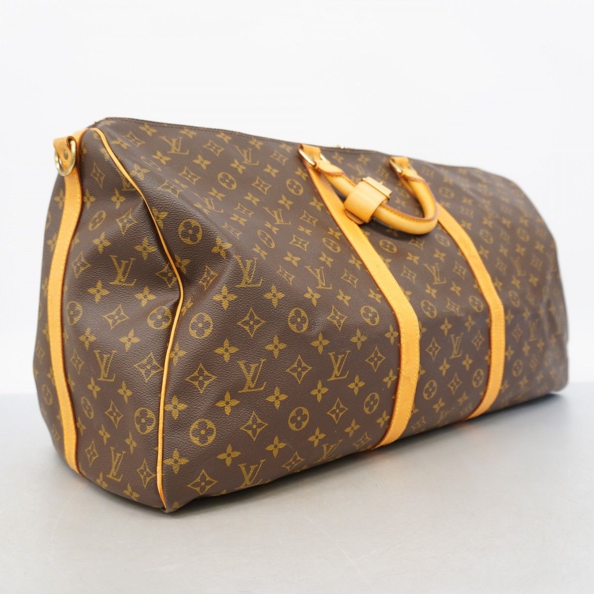 Louis Vuitton Boston Bag Monogram Keepall Bandouliere 60 Brown — view 2