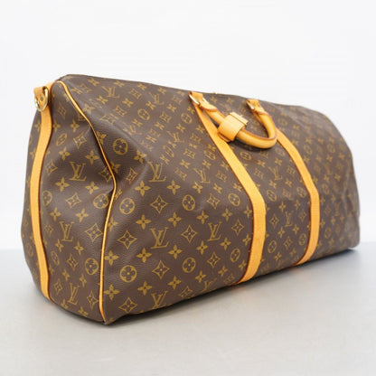 Louis Vuitton Boston Bag Monogram Keepall Bandouliere 60 Brown — view 2