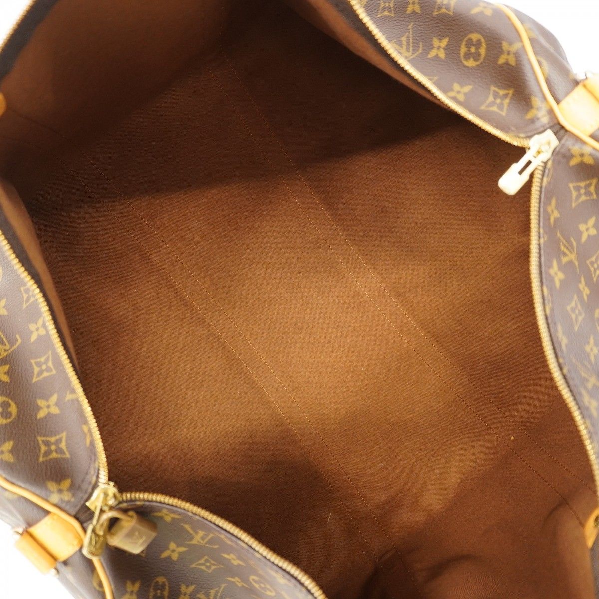 Louis Vuitton Boston Bag Monogram Keepall Bandouliere 60 Brown — view 4