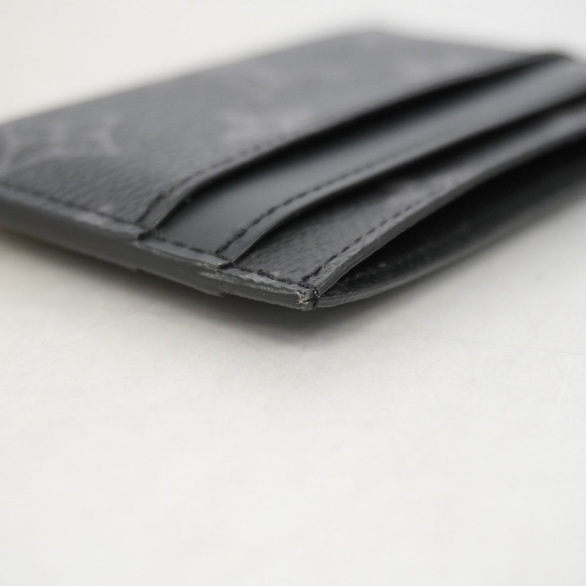 Louis Vuitton Card Case Monogram Eclipse Holder Double Black — view 5