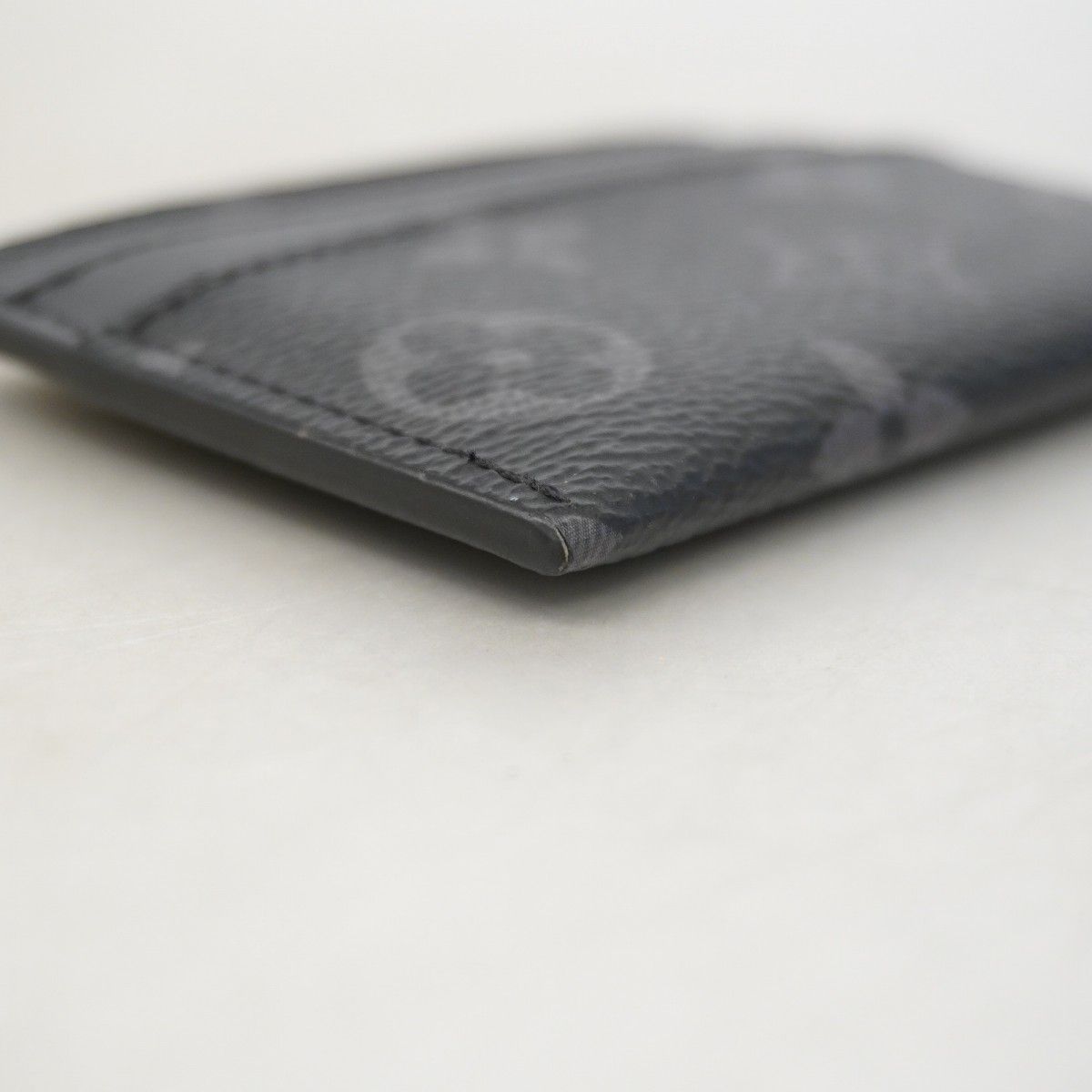 Louis Vuitton Card Case Monogram Eclipse Holder Double Black — view 6
