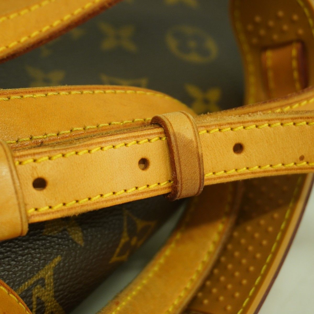 Louis Vuitton Shoulder Bag Monogram Sologne Brown — view 8