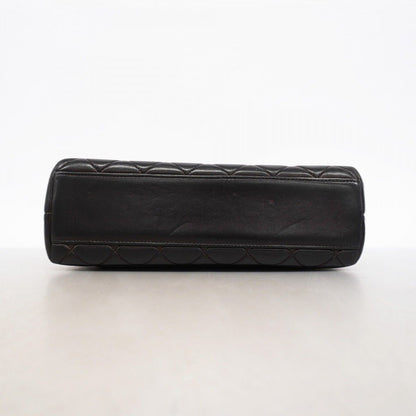Chanel Handbag Quilted Lambskin Black Gold — view 3