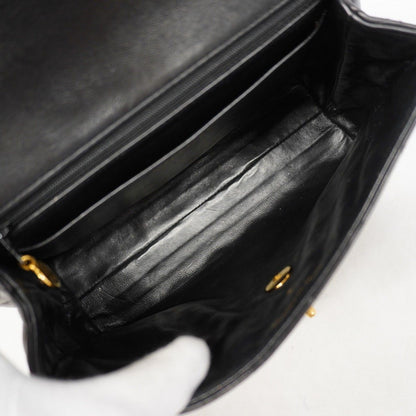 Chanel Handbag Quilted Lambskin Black Gold — view 4