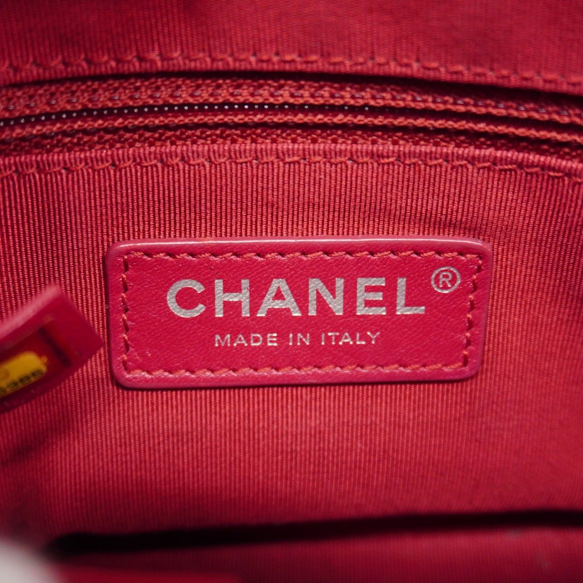 Chanel Shoulder Bag Tweed Beige Black Gold Silver — view 5