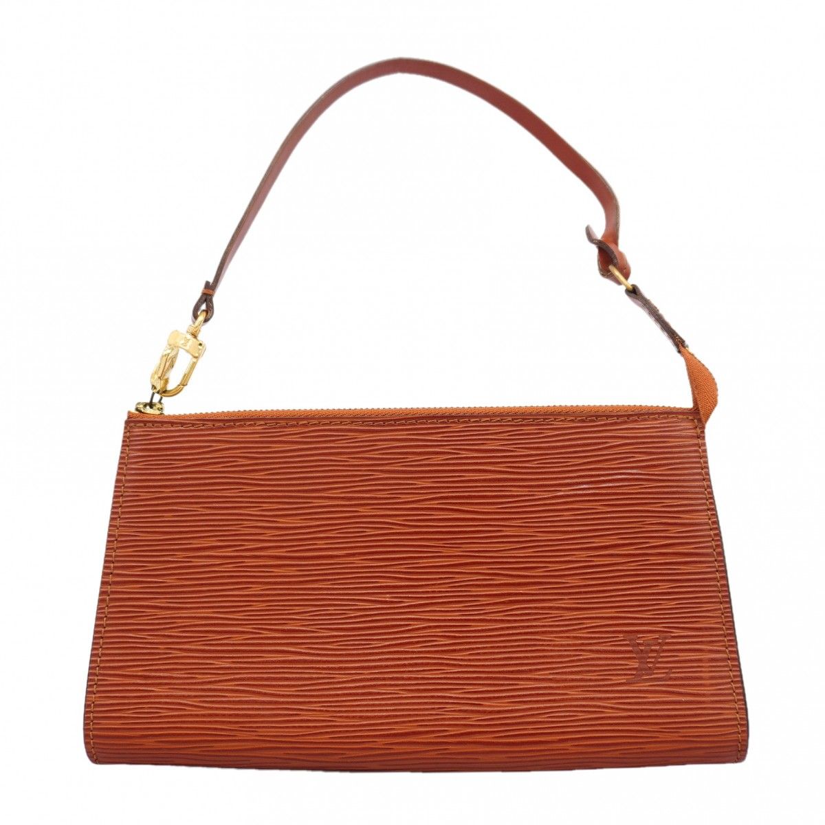 Louis Vuitton Pouch Epi Pochette Soir Brown