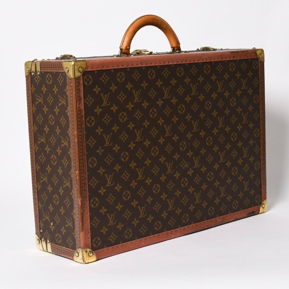 Louis Vuitton Alzer 55 Trunk Case Hard Monogram Leather — view 3