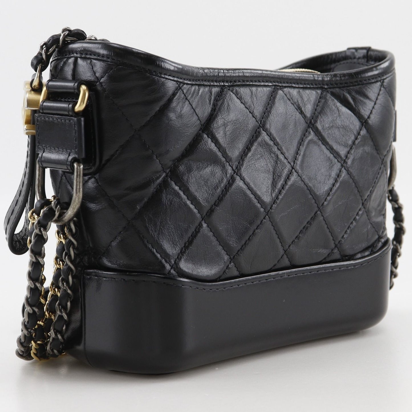 Chanel Gabriel Hobo Small Chain Shoulder Calf Black — view 3
