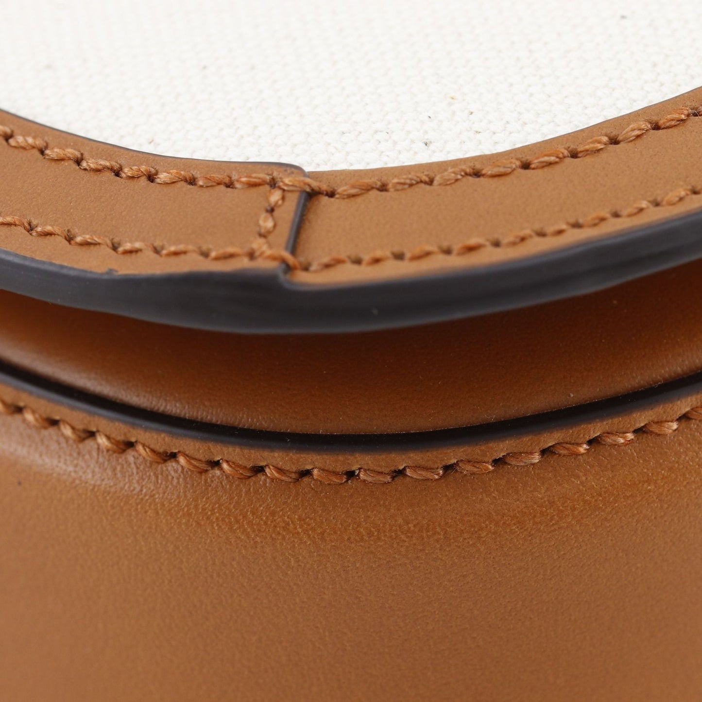 Gucci Bamboo 2-Way Shoulder Canvas Brown Off White Handbag — view 4