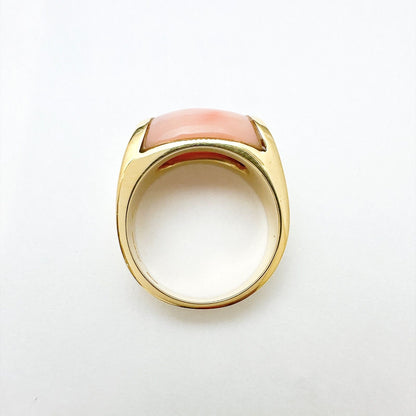 Bvlgari Tronquet Coral Yellow Gold Ring — view 5