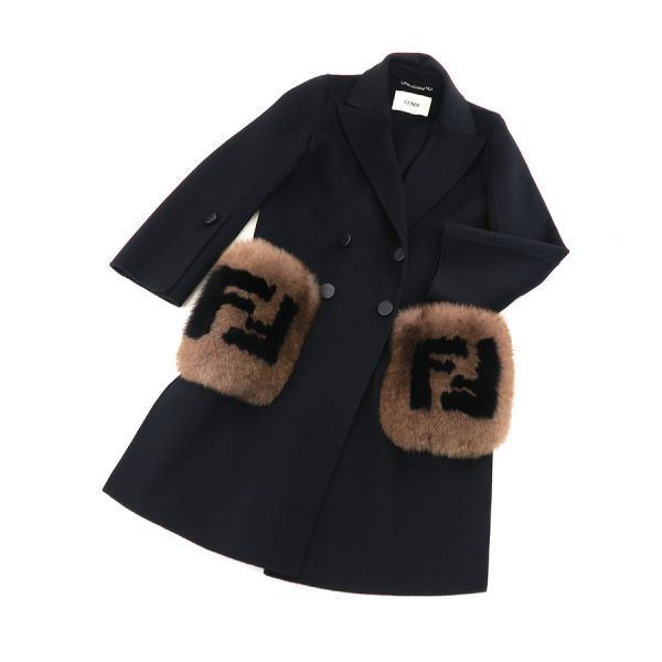 Fendi Coat Black — view 3