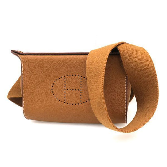 Hermes Vidopoche Wallet Brown