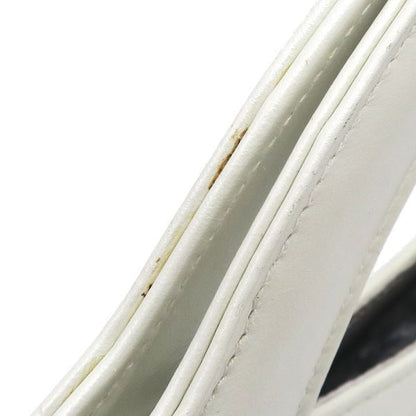 Chanel Quilted Clutch White — view 5