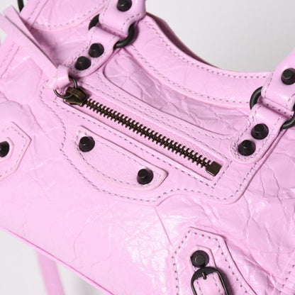 Balenciaga le City Bag Nano le 2-Way Bag Arena Lambskin Pink — view 7