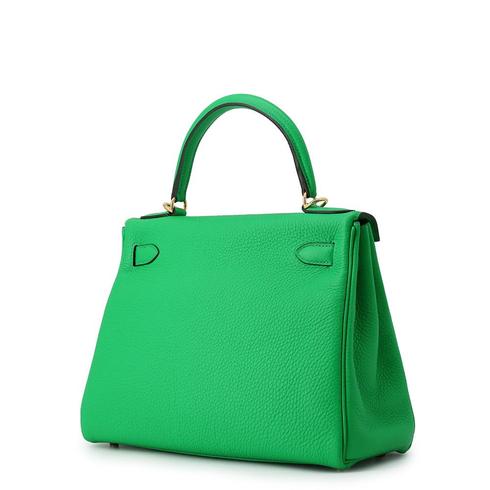Hermes Handbag Kelly 28 Retourne Bamboo Gold Togo 2-Way — view 2