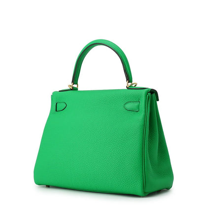 Hermes Handbag Kelly 28 Retourne Bamboo Gold Togo 2-Way — view 2
