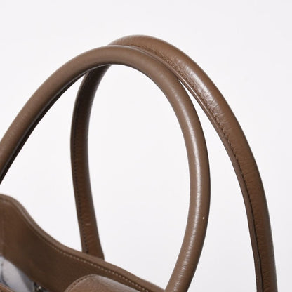 Chanel Executive Tote Bag Medium CC Logo Caviar Leather Brown — view 7