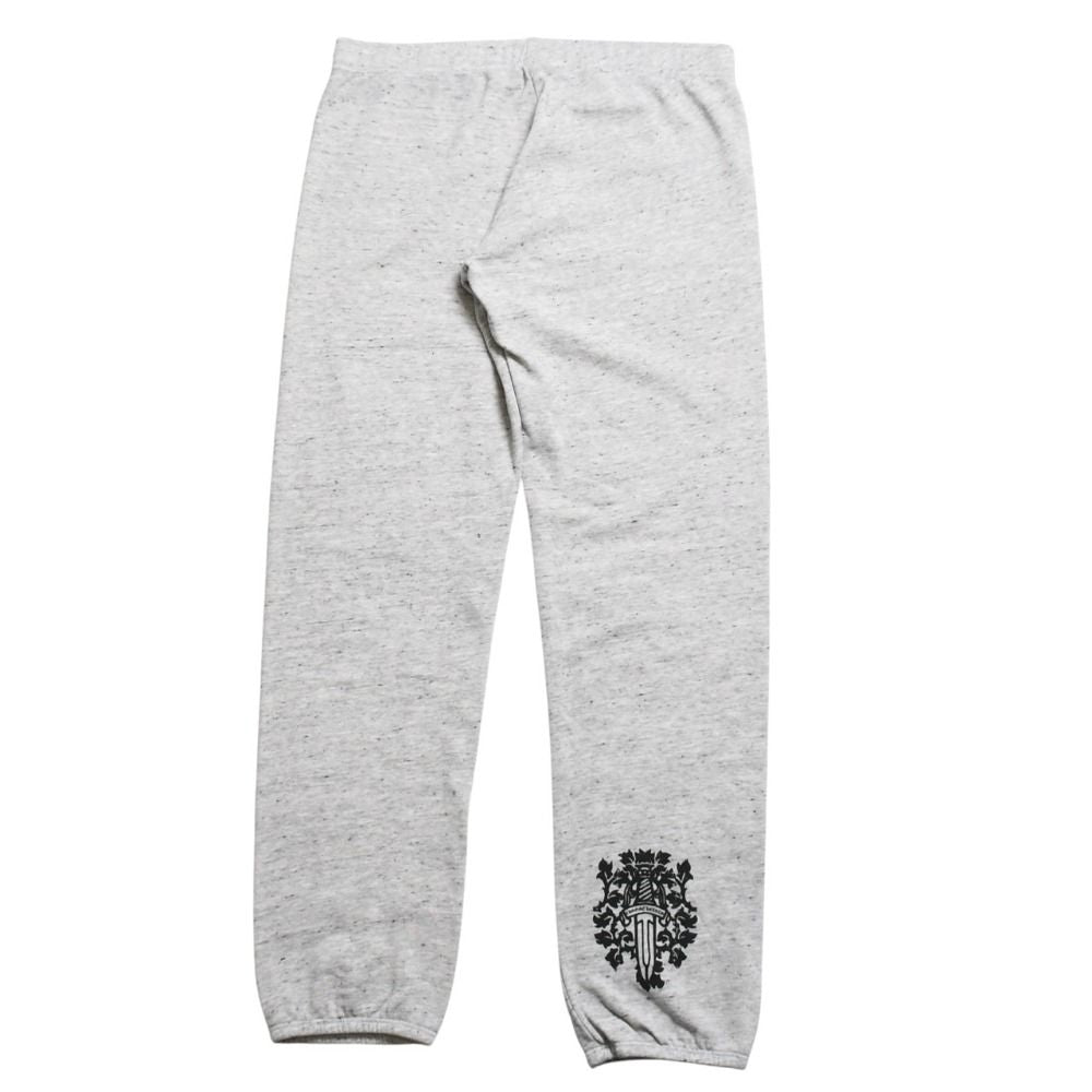 Chrome Hearts Sweatpants Gray CH Plus Vintage English Vine Dagger Pants — view 2