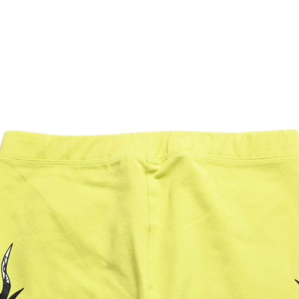 Chrome Hearts Matty Boy Link Biker Shorts Lime Green Cotton — view 7