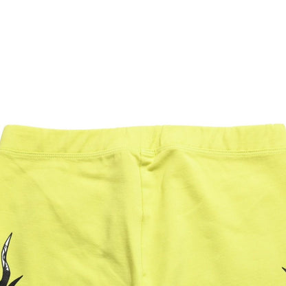 Chrome Hearts Matty Boy Link Biker Shorts Lime Green Cotton — view 7
