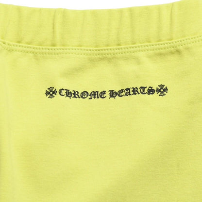 Chrome Hearts Matty Boy Link Biker Shorts Lime Green Cotton — view 6
