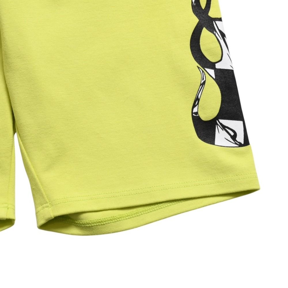 Chrome Hearts Matty Boy Link Biker Shorts Lime Green Cotton — view 4