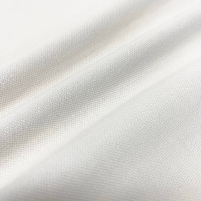 Celine Short Sleeve Carriage Logo Embroidery Puff White Cotton Polyurethane Polo — view 6