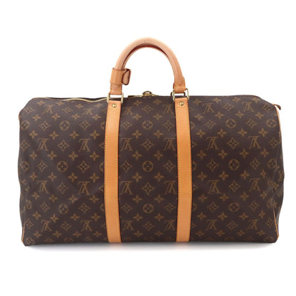 Louis Vuitton Monogram Keepall 50 Boston Bag Brown — view 2