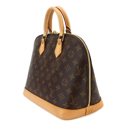 Louis Vuitton Monogram Alma Hand Bag Brown Gold PM — view 4