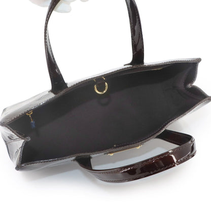 Louis Vuitton PM Monogram Vernis Hand Bag Leather Amarante — view 7