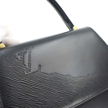 Louis Vuitton Opera Athens Hand Bag Leather Noir Black Gold — view 8