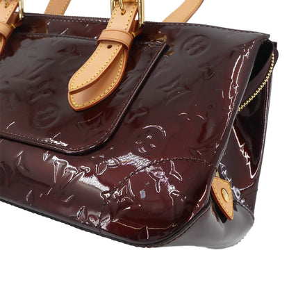 Louis Vuitton Monogram Vernis Shoulder Bag Leather Amarante — view 8