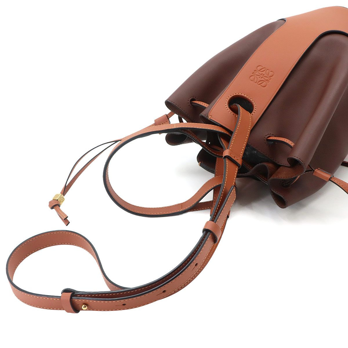 Loewe 2-Way Bag Leather Brown Balloon — view 5