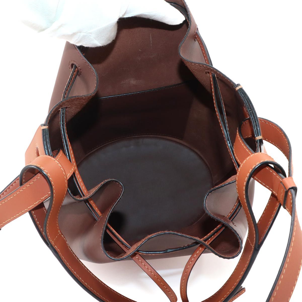 Loewe 2-Way Bag Leather Brown Balloon — view 6