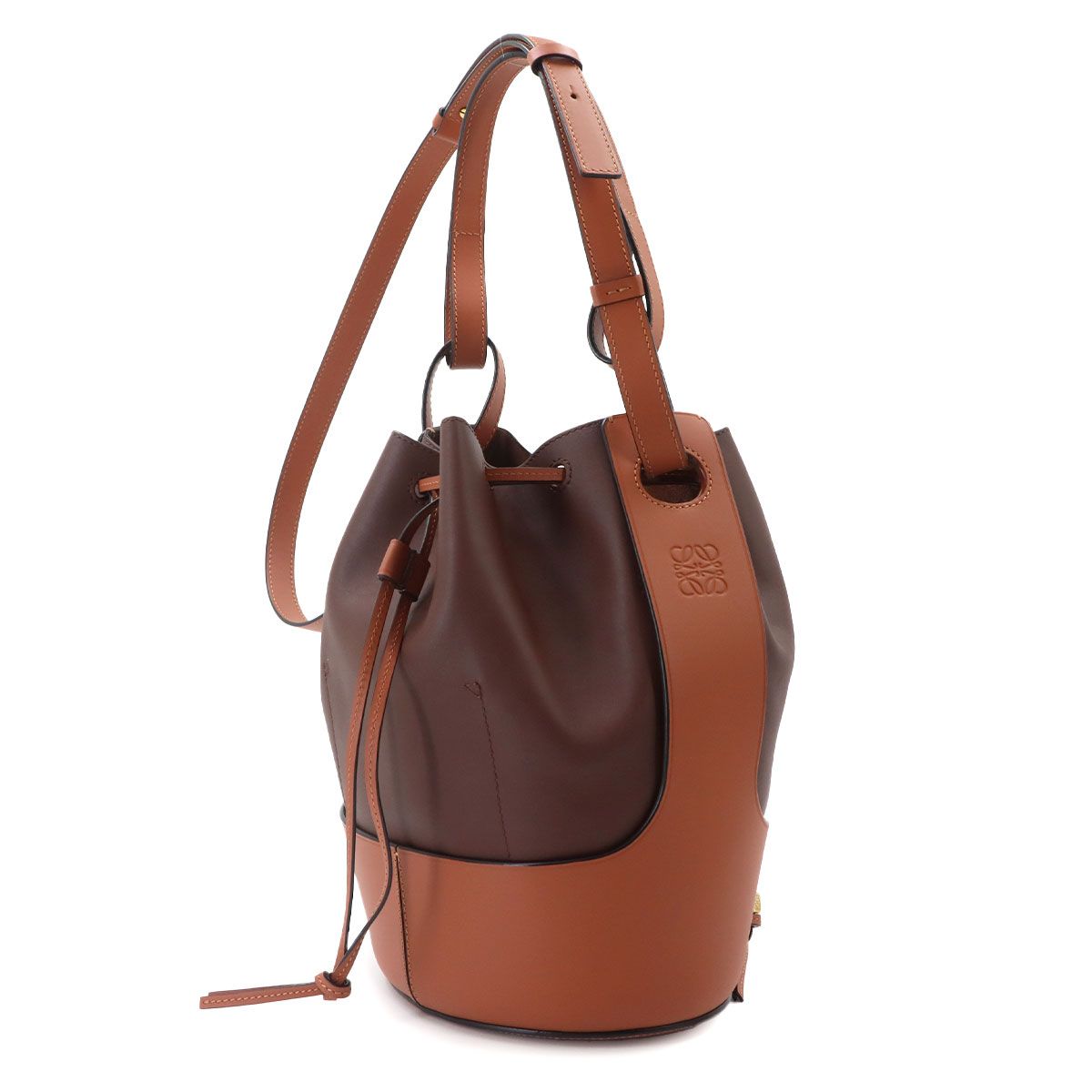 Loewe 2-Way Bag Leather Brown Balloon — view 3