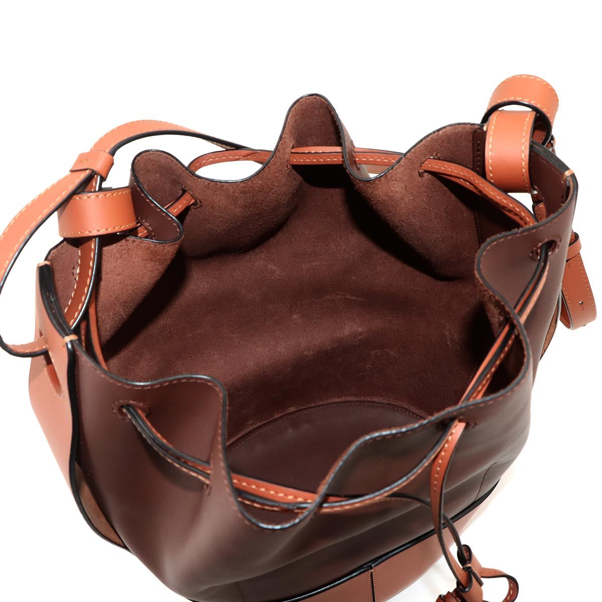 Loewe 2-Way Bag Leather Brown Balloon — view 8