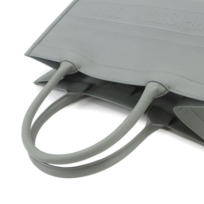 Dior Book Tote Leather Gray — view 5
