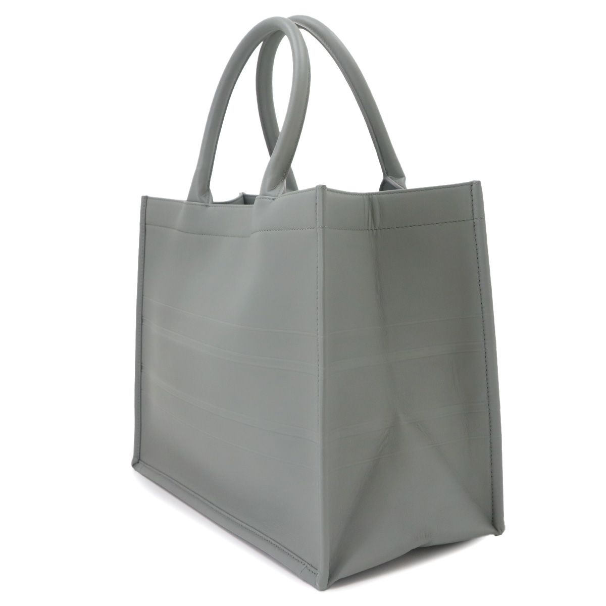 Dior Book Tote Leather Gray — view 3